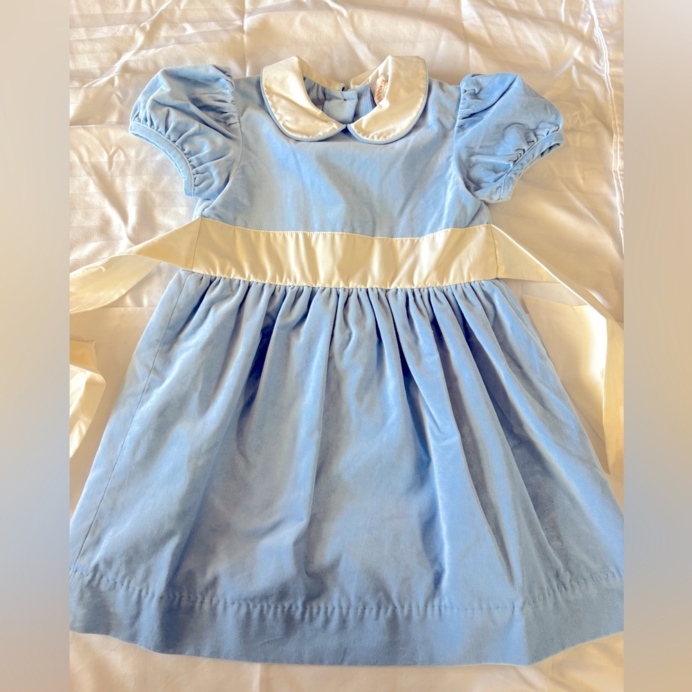 Vguc tbbc velvet sash dress.